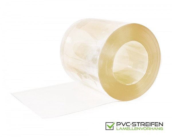 25m x 400 x 3 mm PVC Rolle standard normal kältefest helltransparent - glasklar