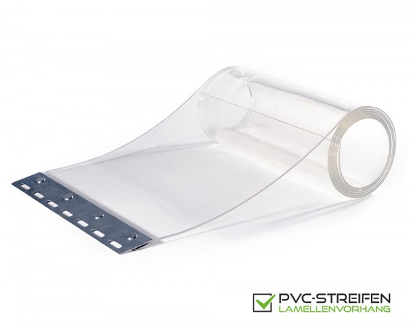 PVC Ersatzstreifen 300 x 2 mm standard helltransparent inklusive montiertem Pendel