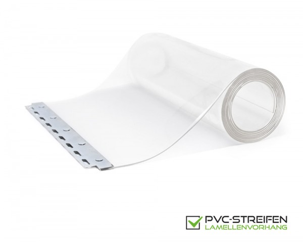 PVC Streifen 400mm x 3mm standard helltransparent inklusive montiertem Pendel