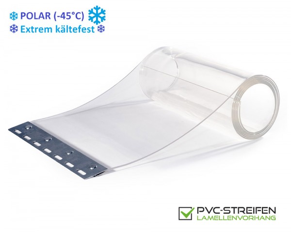 PVC-Ersatzstreifen POLAR helltransparent 300 x 3 mm inklusive montiertem Pendel