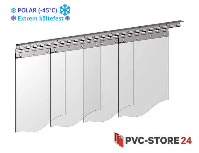 PVC Streifen 300mm x 3mm PVC Lamellenvorhang Streifenvorhang Breite 1,00m